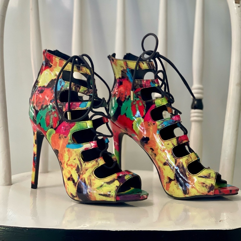Fun and Funky Colorful heels